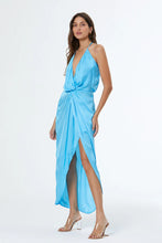 Load image into Gallery viewer, Young Fabulous &amp; Broke Siren Slip Dress - Blue Lagoon