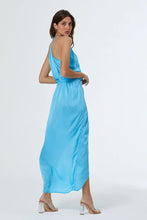 Load image into Gallery viewer, Young Fabulous &amp; Broke Siren Slip Dress - Blue Lagoon