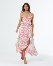 Load image into Gallery viewer, Young Fabulous &amp; Broke Katelyn Dress - Coral Crush Boa Wash