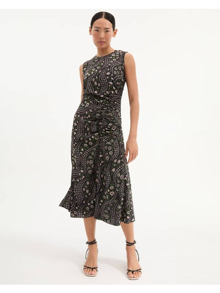 Veronica Beard Viviana Dress - Black Multi