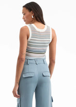Load image into Gallery viewer, Veronica Beard Ezinna Knit Tank Top - Dove Multi