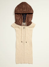 Load image into Gallery viewer, Veronica Beard Orine Hoodie Dickey - Mocha/Heathered Sand