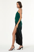 Load image into Gallery viewer, Young Fabulous &amp; Broke Siren Slip Dress - Rainforest Black Ombre
