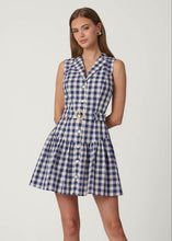 Load image into Gallery viewer, Shoshanna Natalia Dress - Navy/Optic