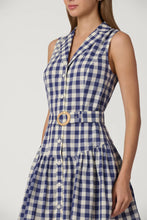 Load image into Gallery viewer, Shoshanna Natalia Dress - Navy/Optic