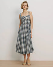 Load image into Gallery viewer, Veronica Beard Aila Midi Dress - Gingham