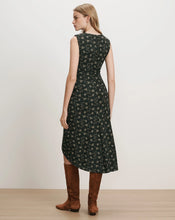 Load image into Gallery viewer, Veronica Beard Theodora Sleeveless Midi Dress -  Black Multi