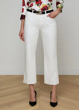 Load image into Gallery viewer, L'Agence Wanda Cropped Wide-Leg Jean - Blanc