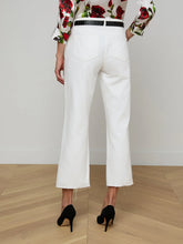 Load image into Gallery viewer, L'Agence Wanda Cropped Wide-Leg Jean - Blanc