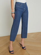 Load image into Gallery viewer, L&#39;Agence Wanda Cropped Wide-Leg Jean - Spokane