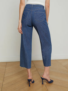 L'Agence Wanda Cropped Wide-Leg Jean - Spokane