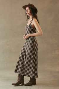 27 Miles Freda Maxi Dress - Black/Brown