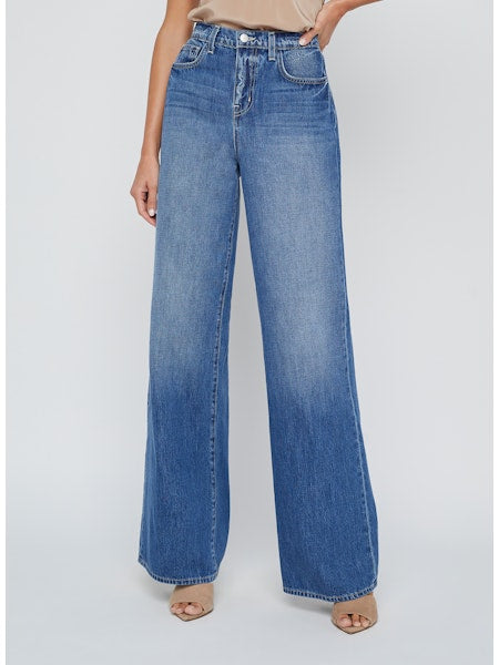 L'Agence Alicent Wide-Leg Jean - Brentwood