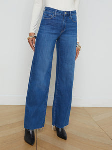 L'Agence Scottie Wide-Leg Jean - Apollo