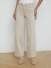 Load image into Gallery viewer, L&#39;Agence Scottie Wide-Leg Jean - Biscuit