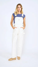 Load image into Gallery viewer, Marea Ivory Denim Overalls