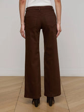 Load image into Gallery viewer, L&#39;Agence Joanne Low-Rise Wide-Leg Jean - Brown