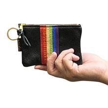 Load image into Gallery viewer, Zina Kao The Kara Metallic Applique Wallet - RAINBOW