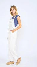 Load image into Gallery viewer, Marea Ivory Denim Overalls