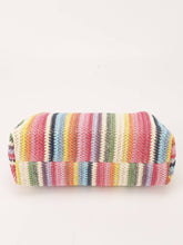 Load image into Gallery viewer, Soli Echo - Multicolor Striped Handbag: RAINBOW / One Size
