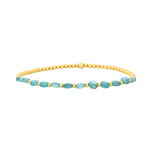 Load image into Gallery viewer, Karen Lazar 2MM Gold Filled Bracelet - APATITE COIN PATTERN