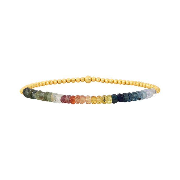 Karen Lazar 2MM Gold Filled Bracelet - LAKE TAHOE OMBRE