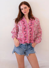 Load image into Gallery viewer, Bell by Alicia Bell Marella Top - Pink Print