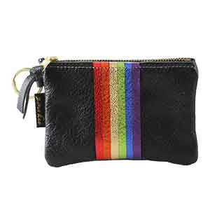 Zina Kao The Kara Metallic Applique Wallet - RAINBOW