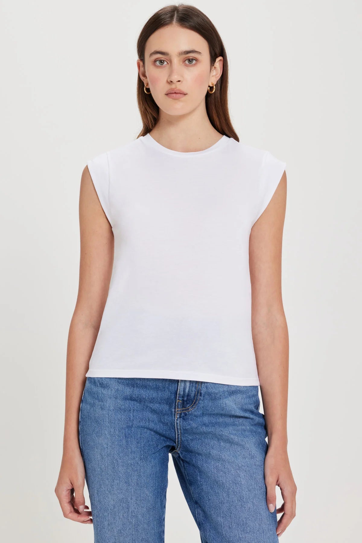 Goldie Organic Cap Sleeve Tee - 2 Colors