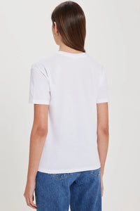 Goldie Organic Girlfriend Tee - White