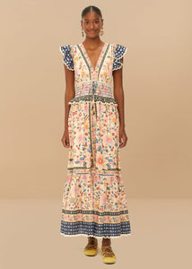 Farm Rio Cream Superbloom Tapestry Maxi Dress Luck Lafayette Farm Rio Cream Superbloom Tapestry Maxi Dress Luck Lafayette