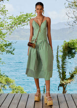Load image into Gallery viewer, Farm Rio Bicolor Stripes Dress Sleeveless
