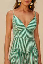 Load image into Gallery viewer, Farm Rio Bicolor Stripes Dress Sleeveless