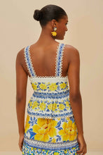 Load image into Gallery viewer, Farm Rio Zuli Off-White Blouse Sleeveless