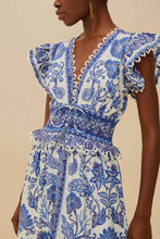Load image into Gallery viewer, Farm Rio Shell Garden Off-White Maxi Dress