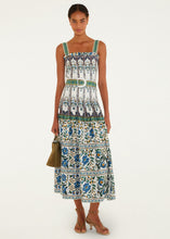 Load image into Gallery viewer, Farm Rio Manoela Off-White Sleeveless Belt Maxi Dress