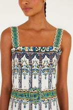 Load image into Gallery viewer, Farm Rio Manoela Off-White Sleeveless Belt Maxi Dress