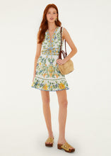 Load image into Gallery viewer, Farm Rio Emily Floral Tapestry Mini Dress - Off-white