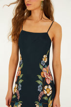 Load image into Gallery viewer, Farm Rio Dark Blue Maira Floral Maxi Dress