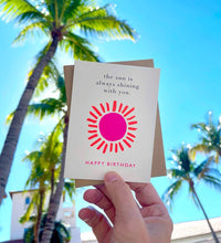 Load image into Gallery viewer, J.Falkner Cards Bright Sunshine Birthday