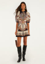 Load image into Gallery viewer, Farm Rio Tapestry Dream Beige Mini Dress