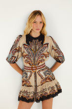 Load image into Gallery viewer, Farm Rio Tapestry Dream Beige Mini Dress