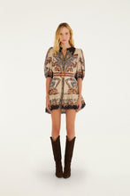 Load image into Gallery viewer, Farm Rio Tapestry Dream Beige Mini Dress