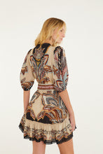 Load image into Gallery viewer, Farm Rio Tapestry Dream Beige Mini Dress