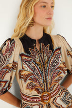 Load image into Gallery viewer, Farm Rio Tapestry Dream Beige Mini Dress