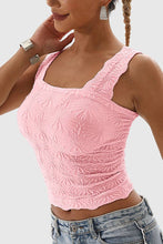 Load image into Gallery viewer, Soli Echo - Textured Sleeveless Tank Top: BLACK / S