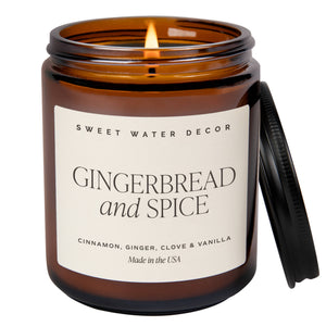 Sweet Water Decor Soy Candle - Gingerbread and Spice