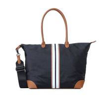 Load image into Gallery viewer, Haute Shore Nylon Striped Tote Bag - 3 Colors