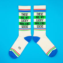 Load image into Gallery viewer, Gumball Poodle - These Are My Lucky Mahjong Socks Gym Crew Socks