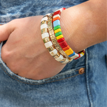 Load image into Gallery viewer, La Lumiere Gold Hearts Bracelet - Gold